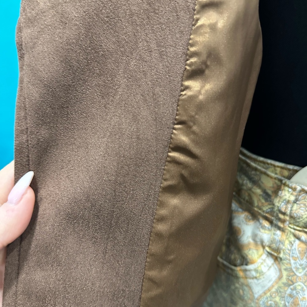 Saints & Hearts Brown Fringe Women's Suede Jacket - Picture 7 of 8